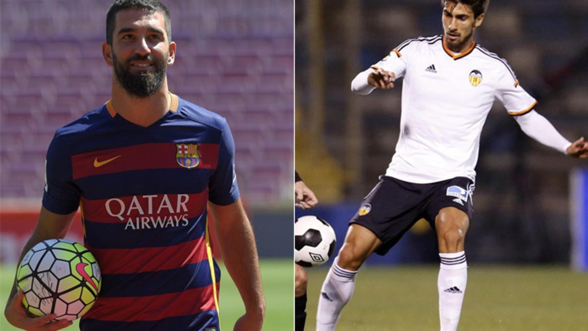 Arda Turan y André Gomes, en imágenes de archivo