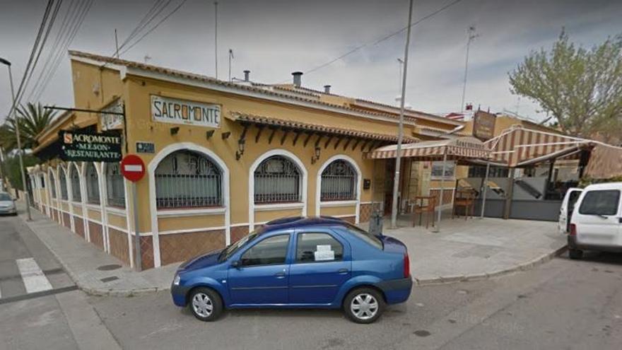 El restaurante Sacromonte, donde se produjo el atraco.