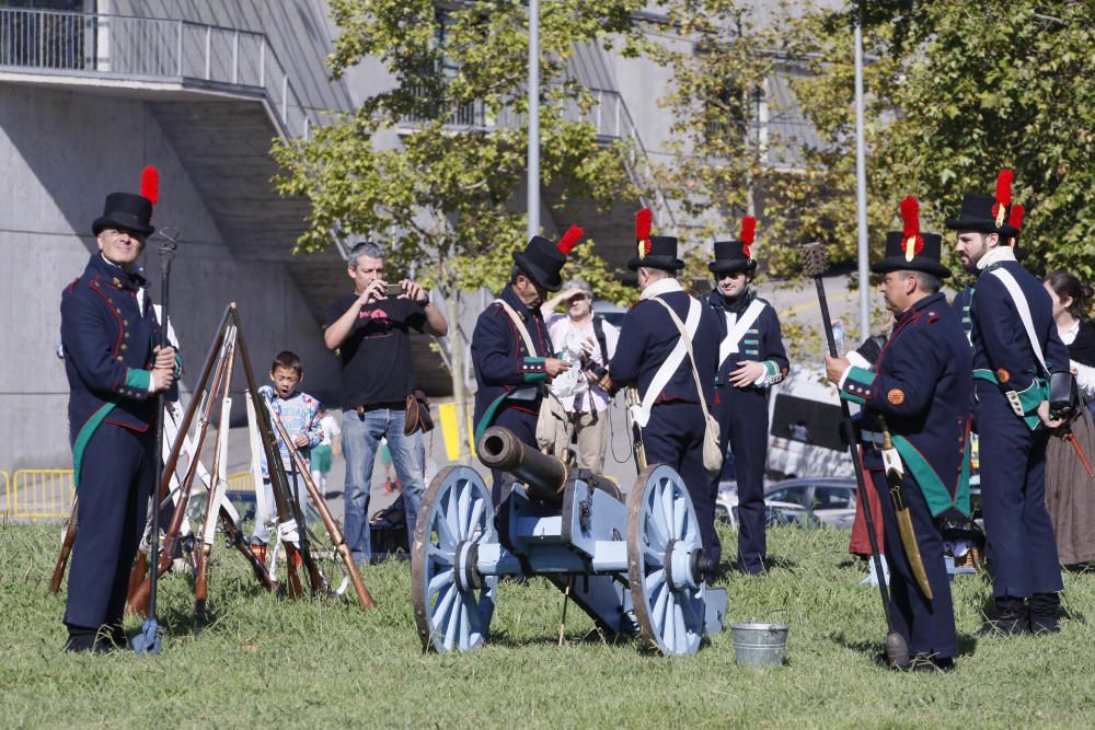 Recreació d''una batalla dels setges napoleònics a Fontajau