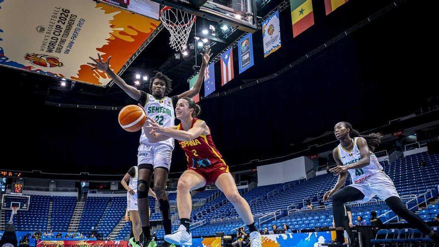 La selección española, liderada por Araújo, fue muy superior a Senegal