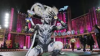 Un abstracto retrato de un insecto gana el Concurso de Maquillaje Corporal del Carnaval de Las Palmas de Gran Canaria