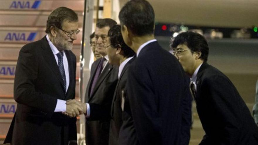 Rajoy llega a Tokio