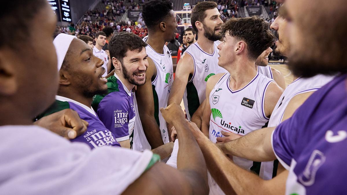 El Unicaja, preparado para el play off.