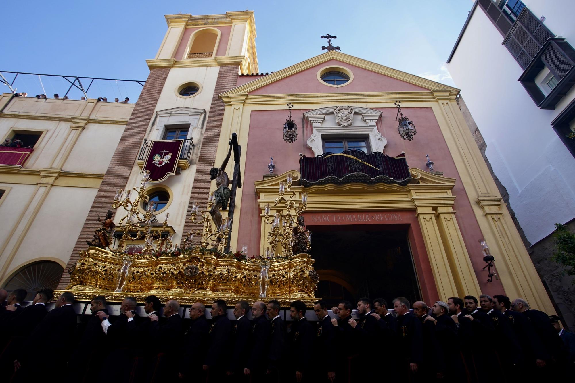 Salida procesional de la Cofradía de Las Penas, el Martes Santo de 2024.
