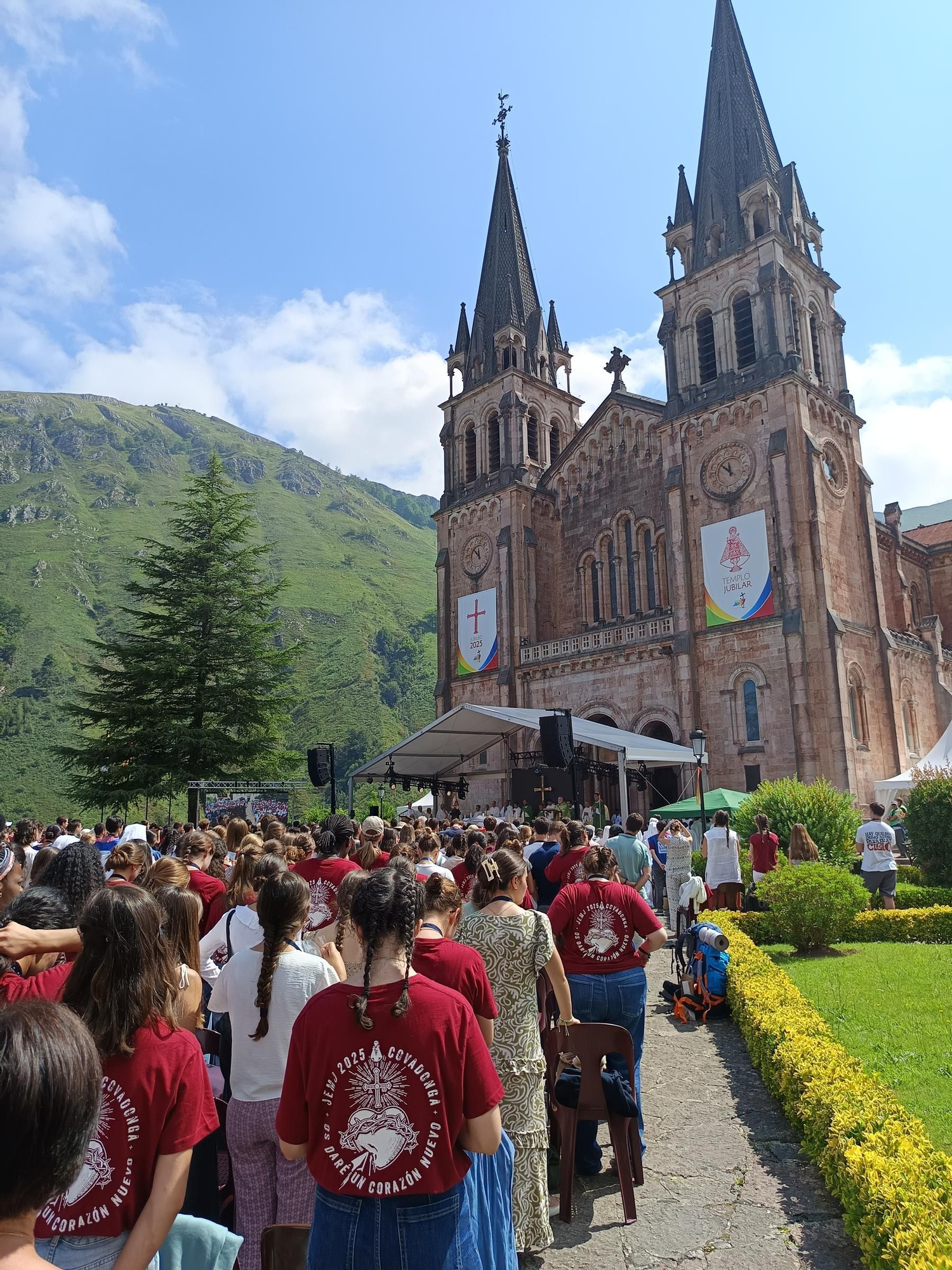 Jornada Eucarística Mariana en Covadonga
