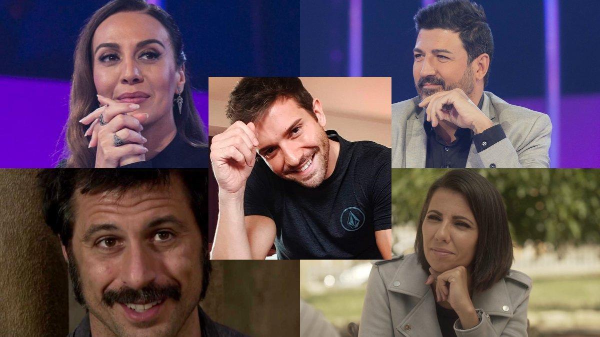 Algunos de los rostros televisivos que han mostrado su cariño a Pablo Alborán