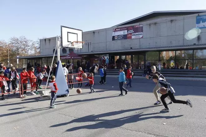Les fotos de la jornada de portes obertes del Bàsquet Girona