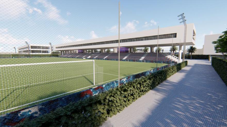 Nueva ciudad deportiva del Levante UD en Nazaret.