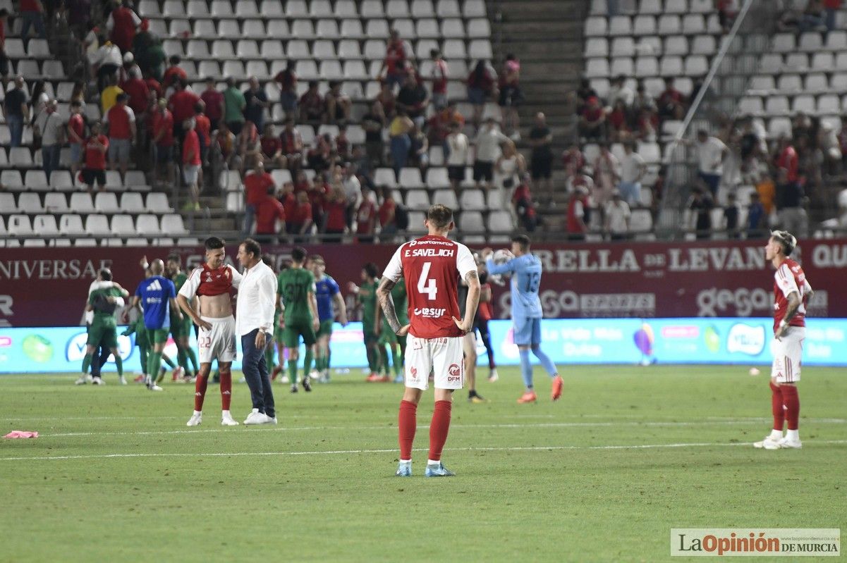 Así fue el encuentro del play off del Real Murcia y el Nástic en la lucha por el ascenso