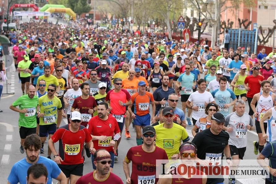 Media Maratón de Murcia: salida