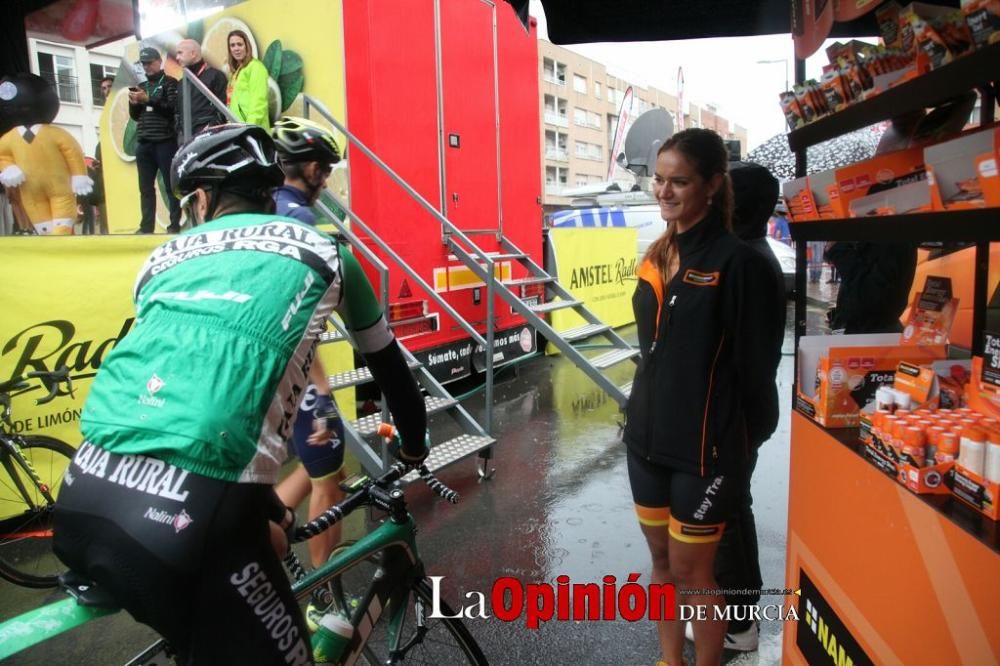 Salida de la Vuelta Ciclista a España desde Lorca