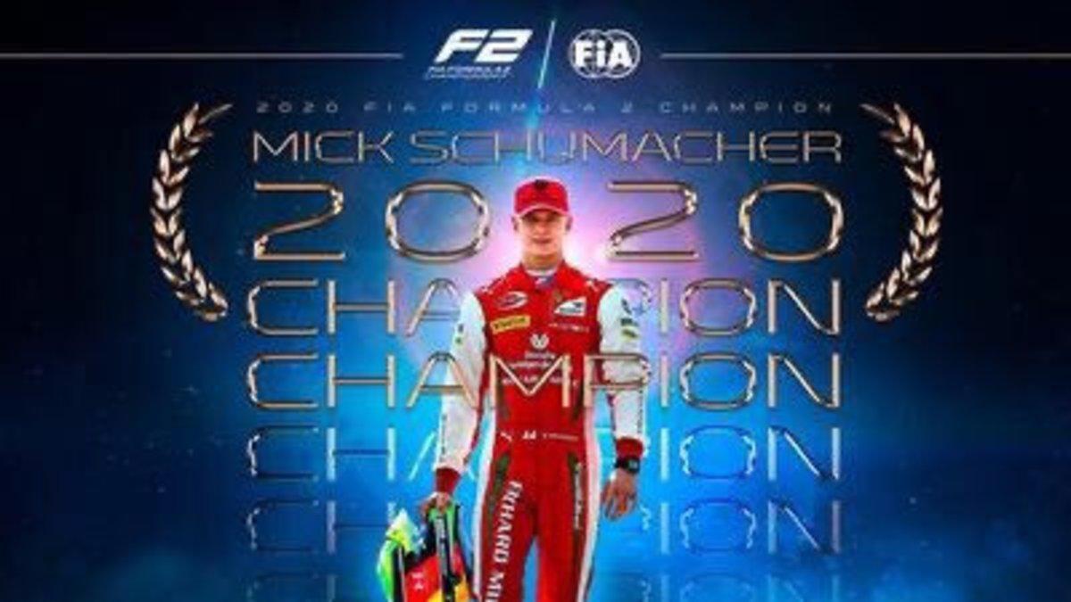 Mick Schumacher, flamante campeón de la F2