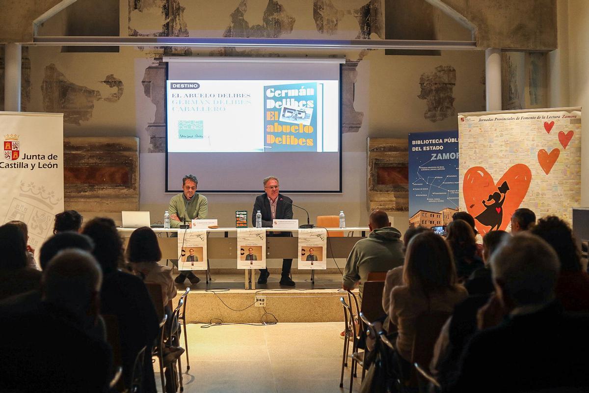 Presentación literaria de Germán Delibes.
