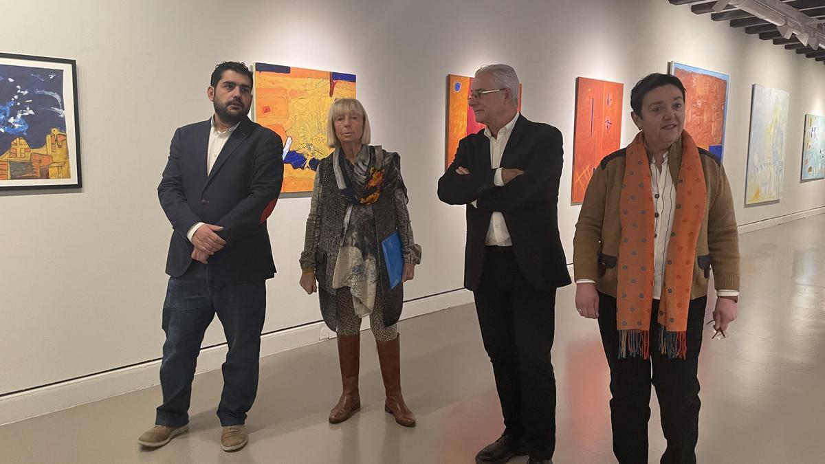 Quinita Fogué, reconocida por la exposición que realizó en el Museo de Teruel.