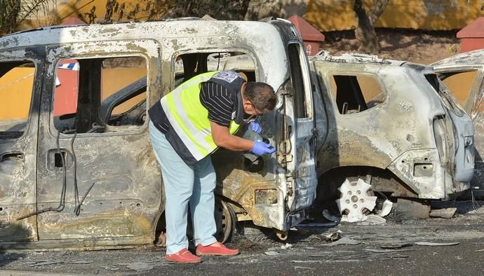24/08/2018 JINÁMAR, TELDE. Incendio de 25 ...