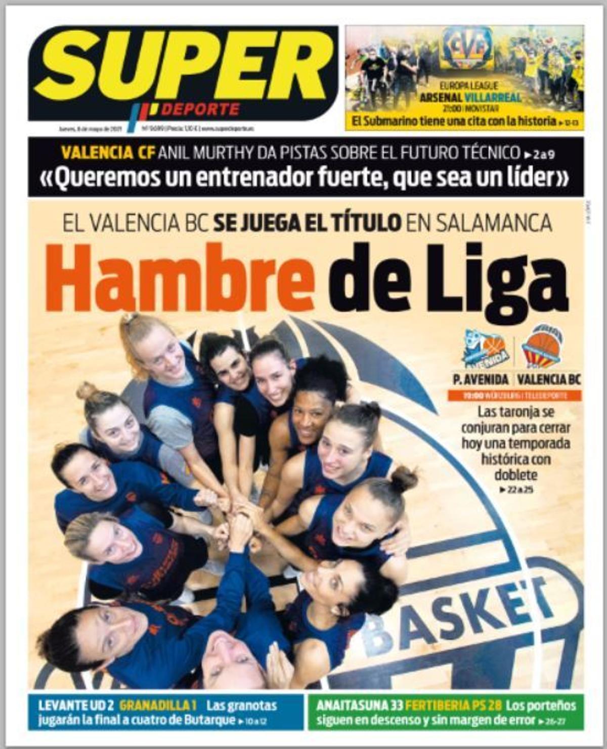 La portada de SUPER del jueves