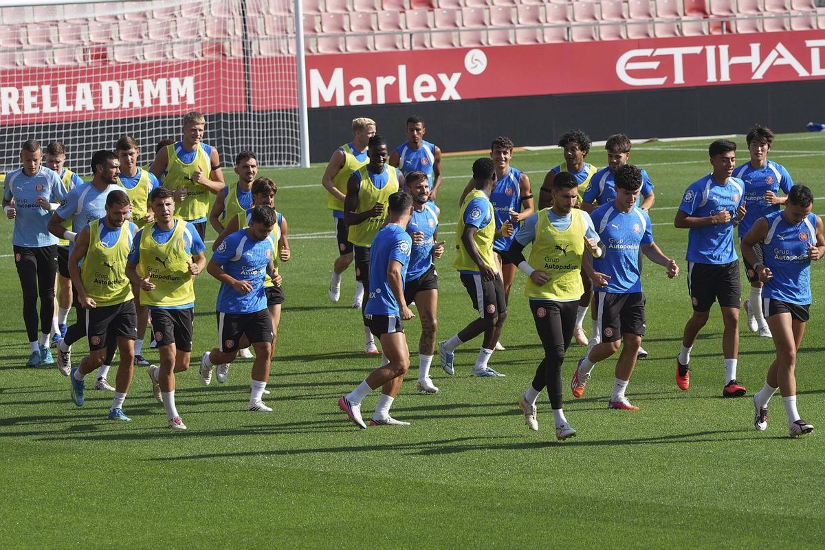 Les millors imatges de l'entrenament del Girona FC