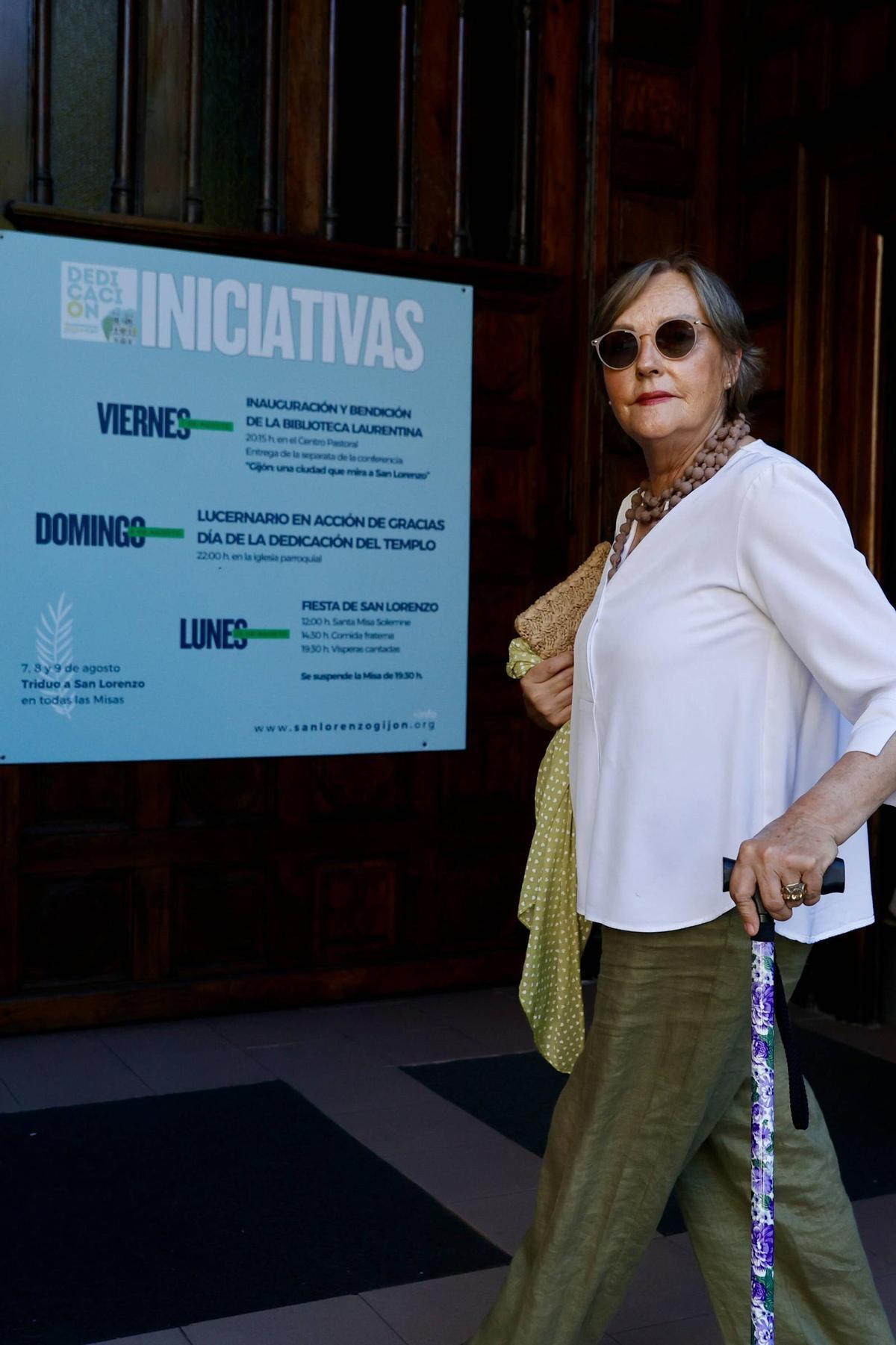 La misa de celebración por los 125 años de la iglesia gijonesa de San Lorenzo, en imágenes