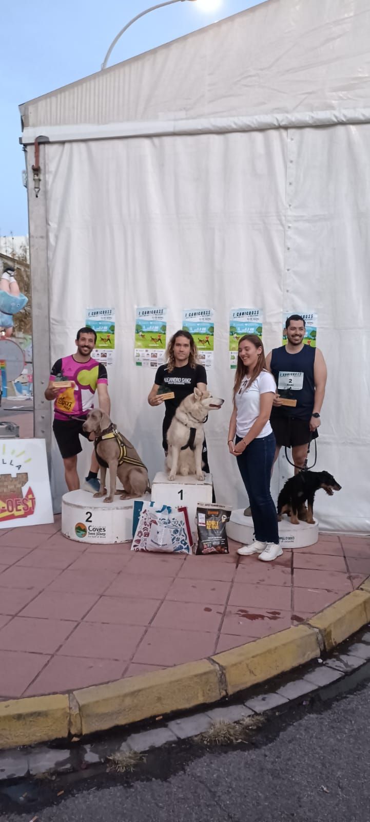 El emotivo Canicross de la falla Sud-oest de la Vall, en imágenes