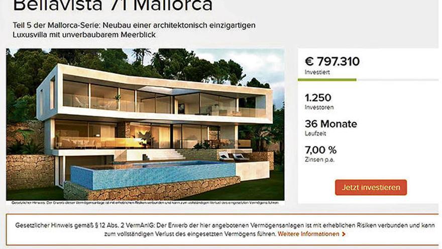 Schicke Villa am Hang mit Meerblick in Costa de la Calma: Für dieses Projekt sammelt der Bauingenieur Peter Dreher derzeit Geld ein