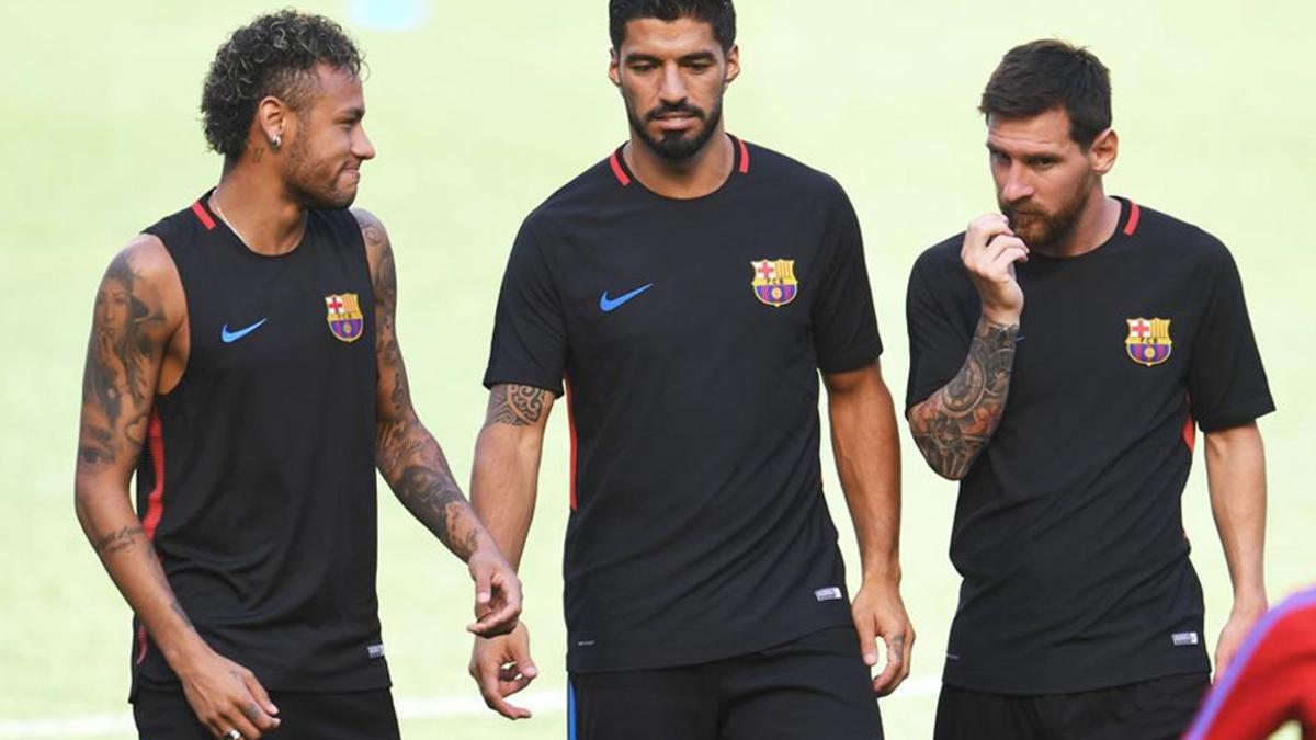 Neymar, Suárez y Messi se despidente tras tres años de 'MSN'