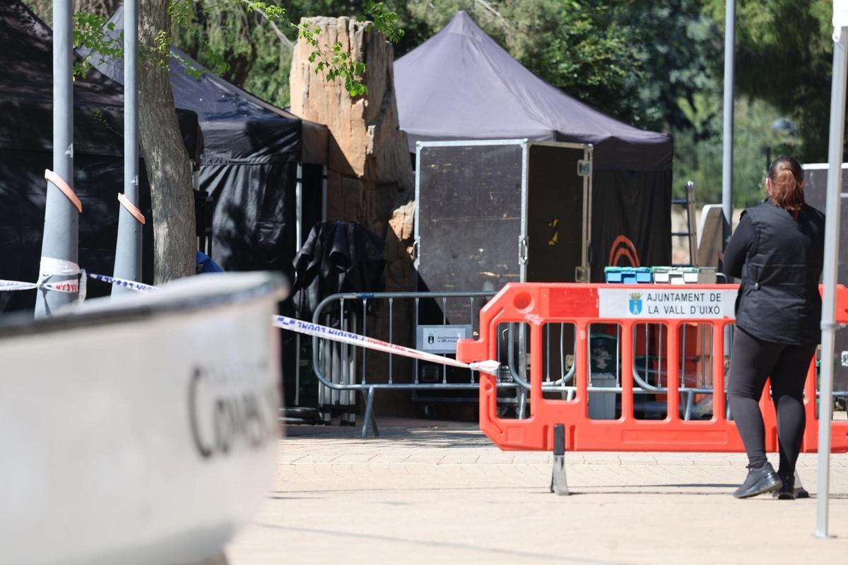 Les Coves de Sant Josep, cerradas a cal y canto.