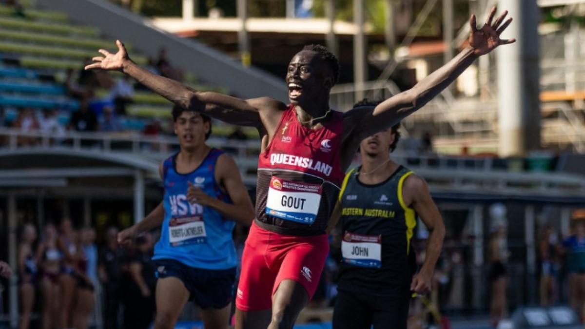 Gout Gout 'voló' a sus 16 años en la carrera de los 100 metros lisos