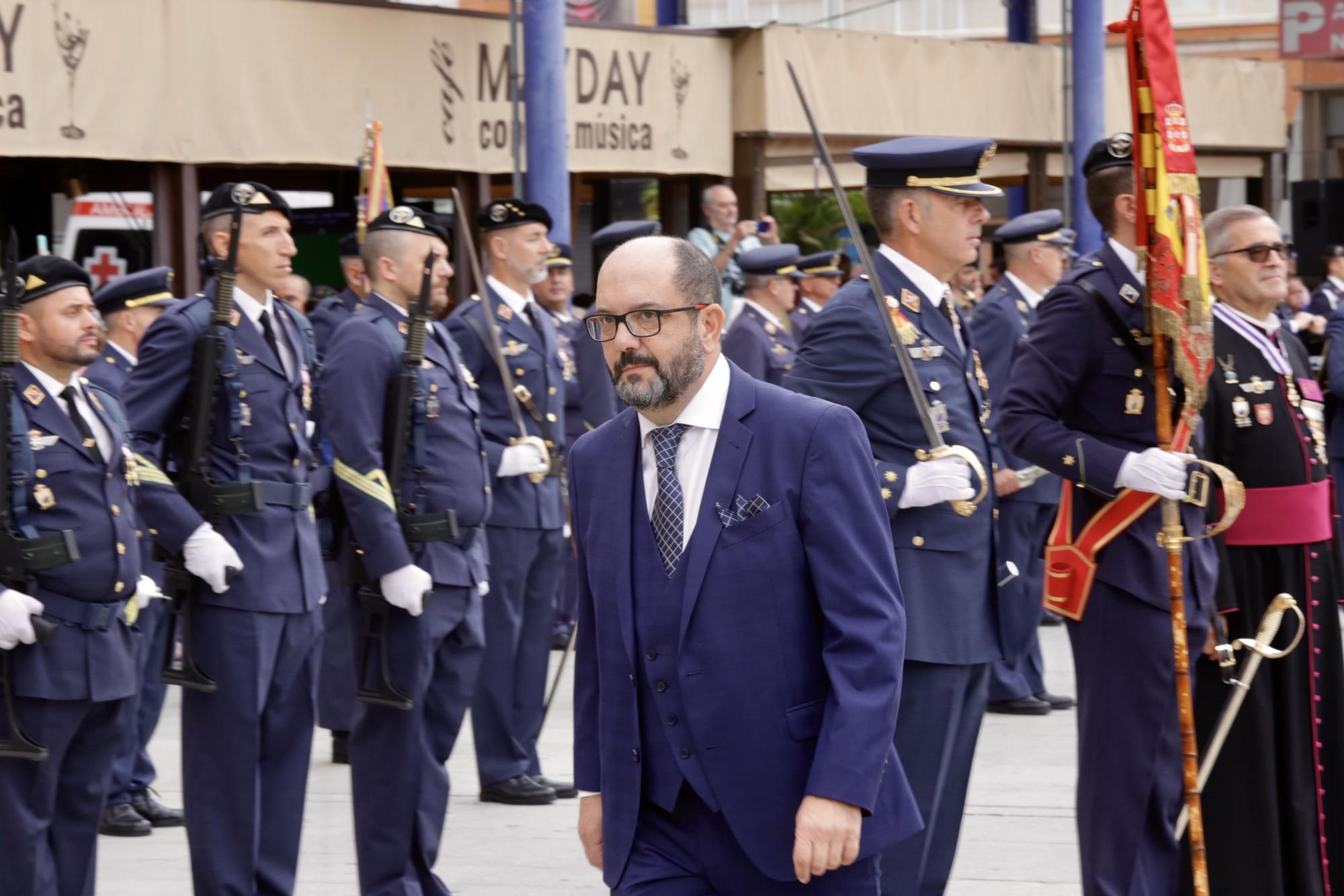 El homenaje a la bandera en Alcantarilla, en imágenes