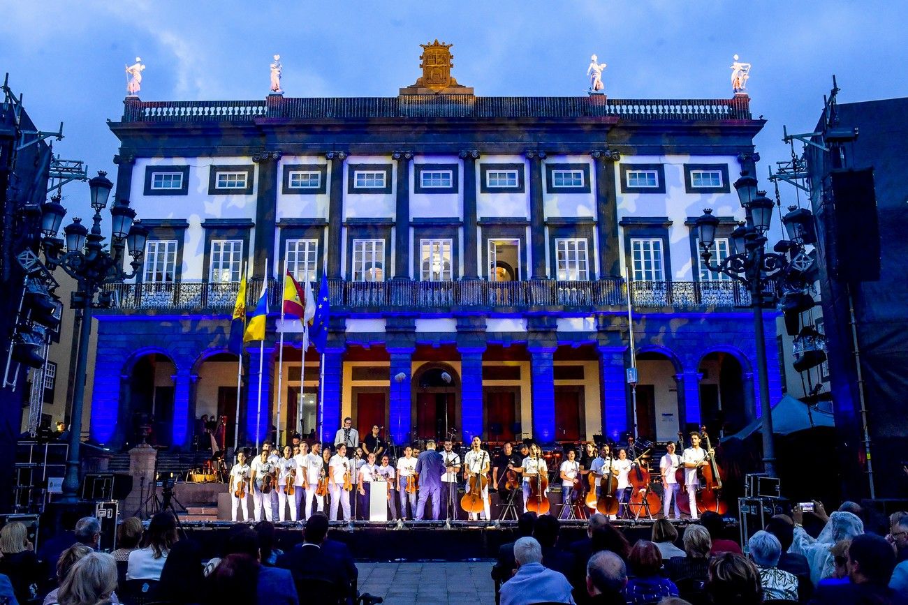 José Brito en el pregón de las Fiestas Fundacionales 2022 de Las Palmas de Gran Canaria