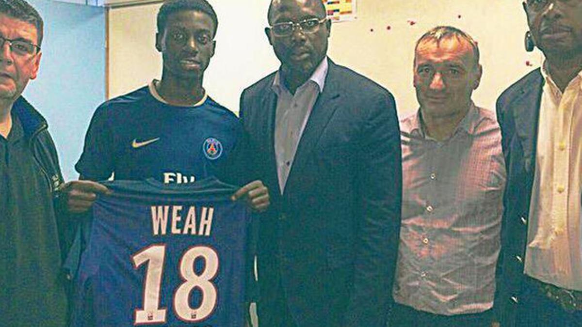 Timothy Weah, tras firmar con el PSG el pasado mes de septiembre