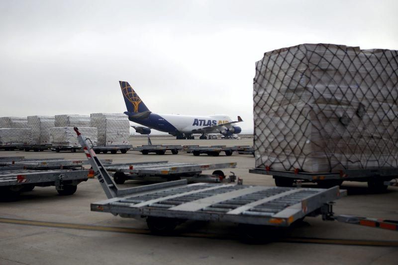 El aeropuerto de Zaragoza bate récords en transportes de mercancias