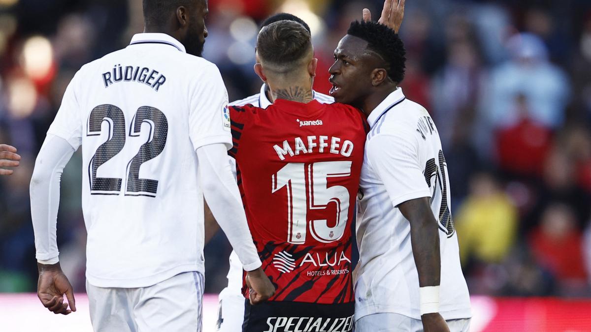 Mallorca - Madrid: Así fue el duelo Maffeo contra Vinícius