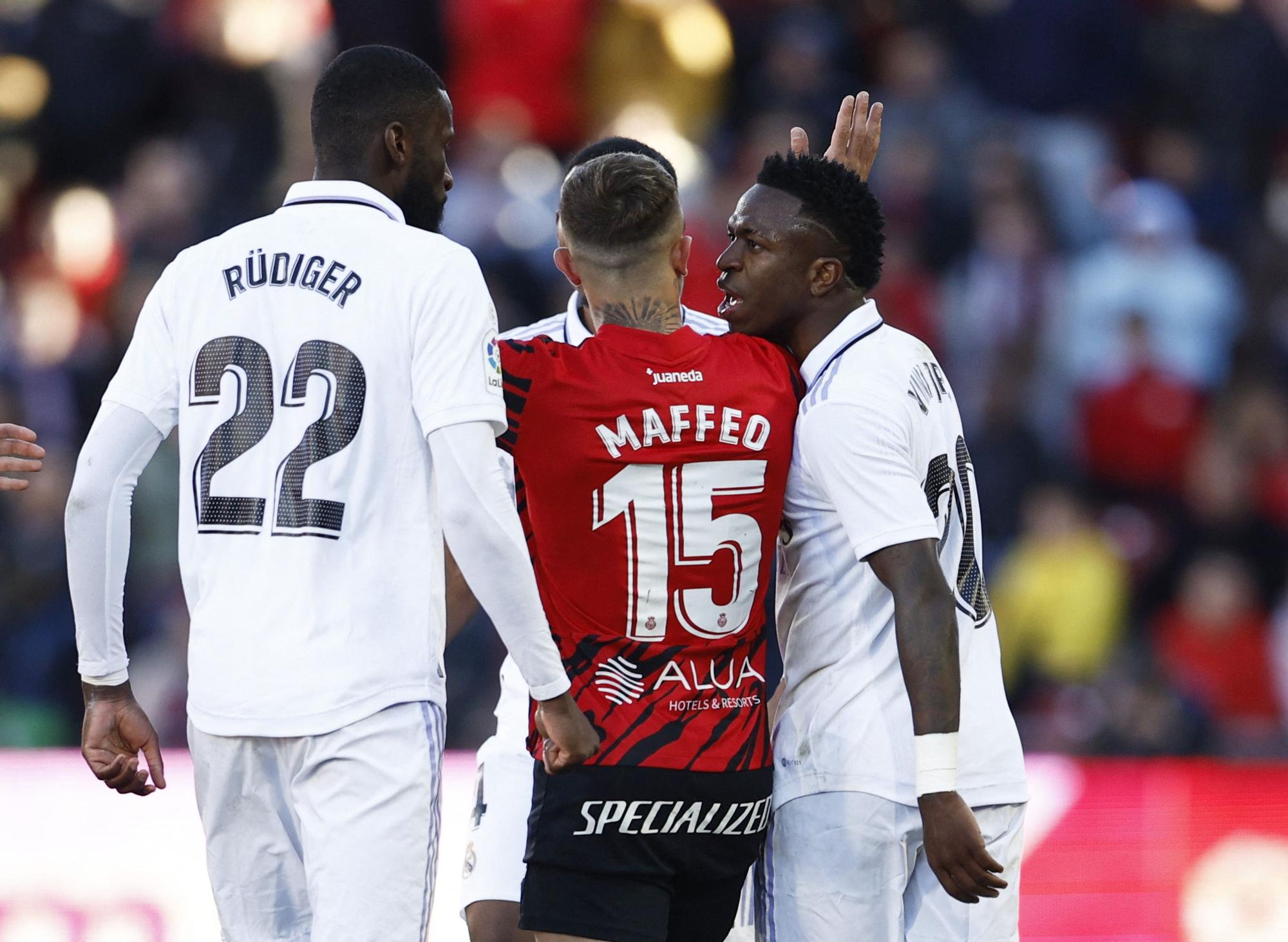 Mallorca - Madrid: Así fue el duelo Maffeo contra Vinícius