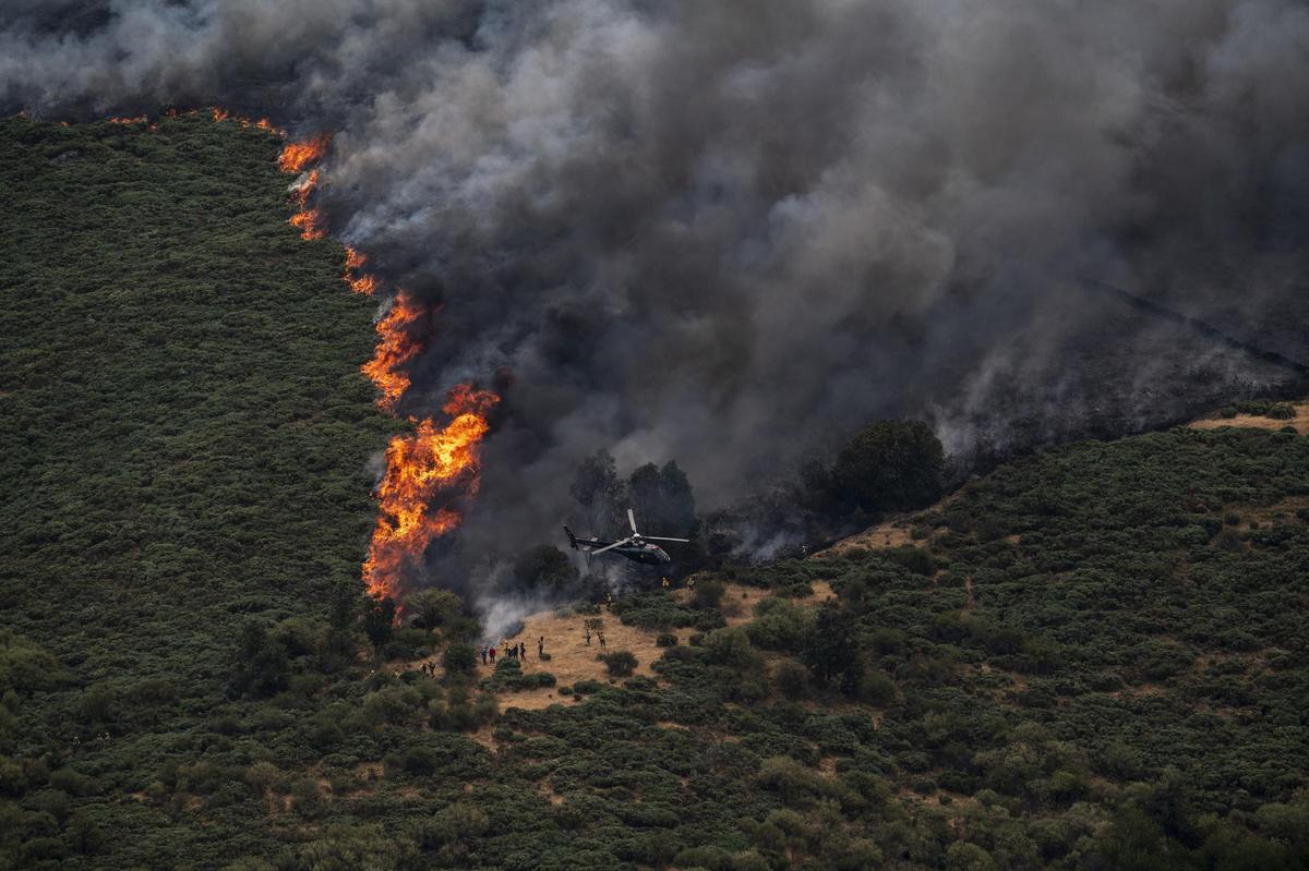Nueve días de 'infierno': las imágenes del incendio y testimonios de vecinos de La Garganta