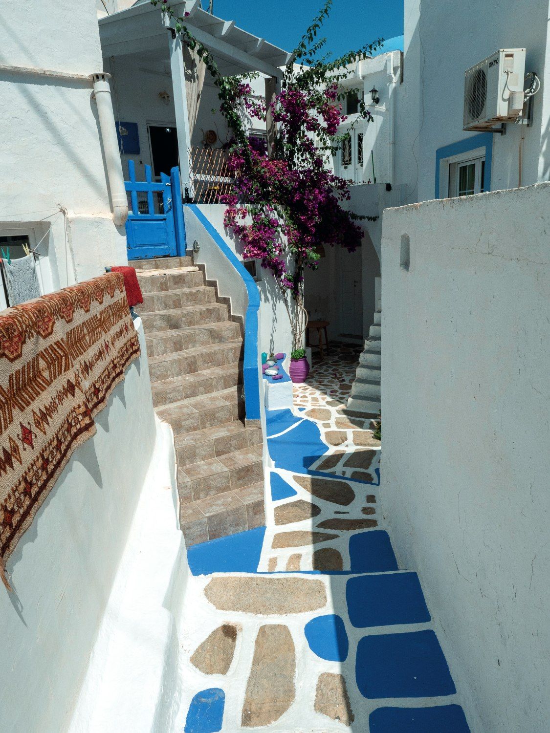 Callejones de Chora en Íos.