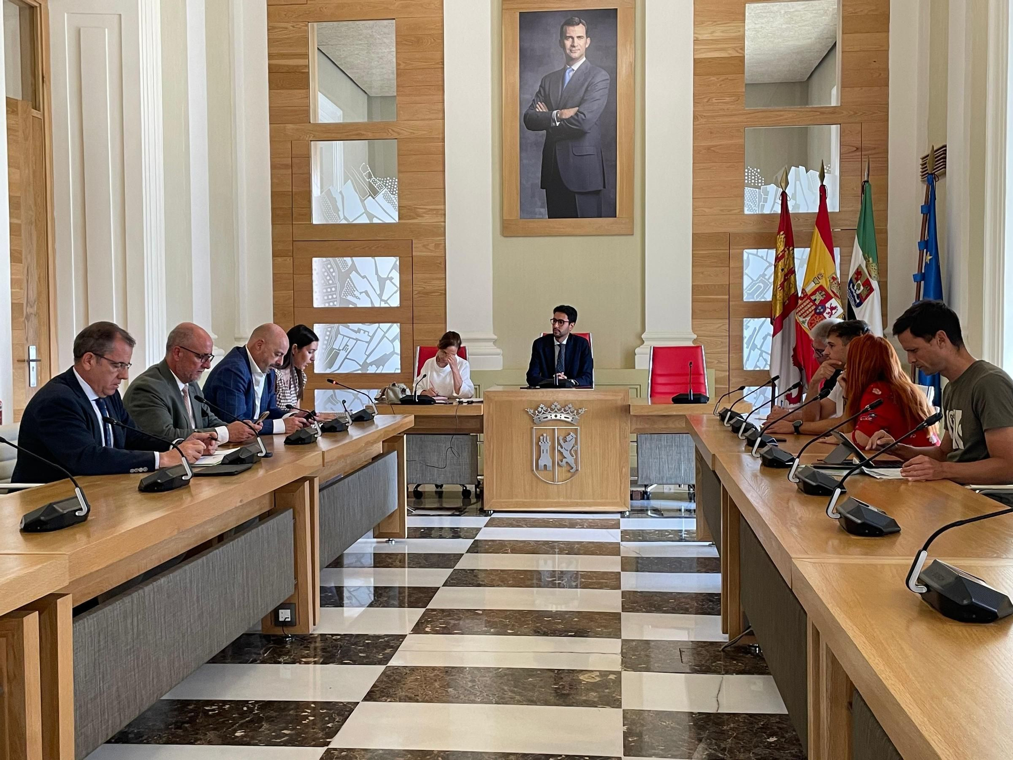 Sesión plenaria en Cáceres