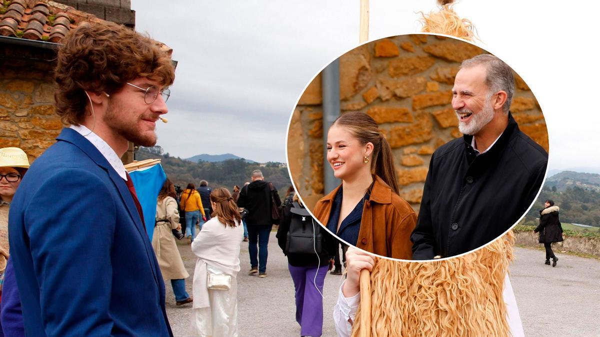 El "novio" asturiano de la princesa Leonor protagonista en Valdesoto: "Un buen galán"