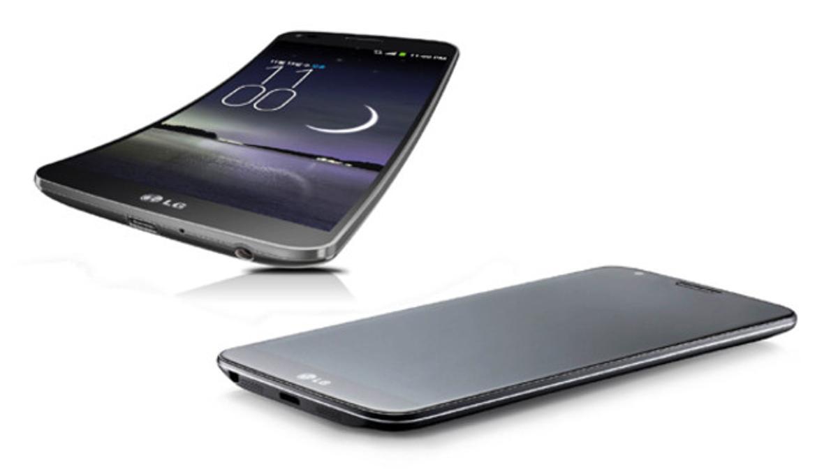 El model LG G Flex. El model LG G Flex.