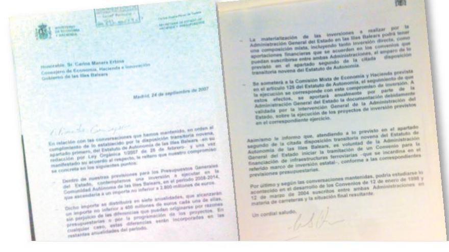 Un documento de dos folios le reportó 400 millones a Antich