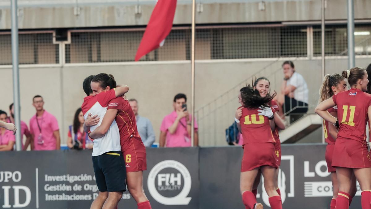 La sub21 celebra su pase a la final