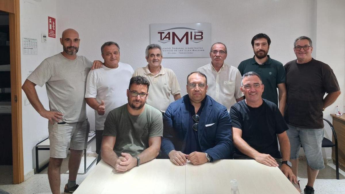 Participantes en la reunión del Tamib en una fotografía facilitada por UGT