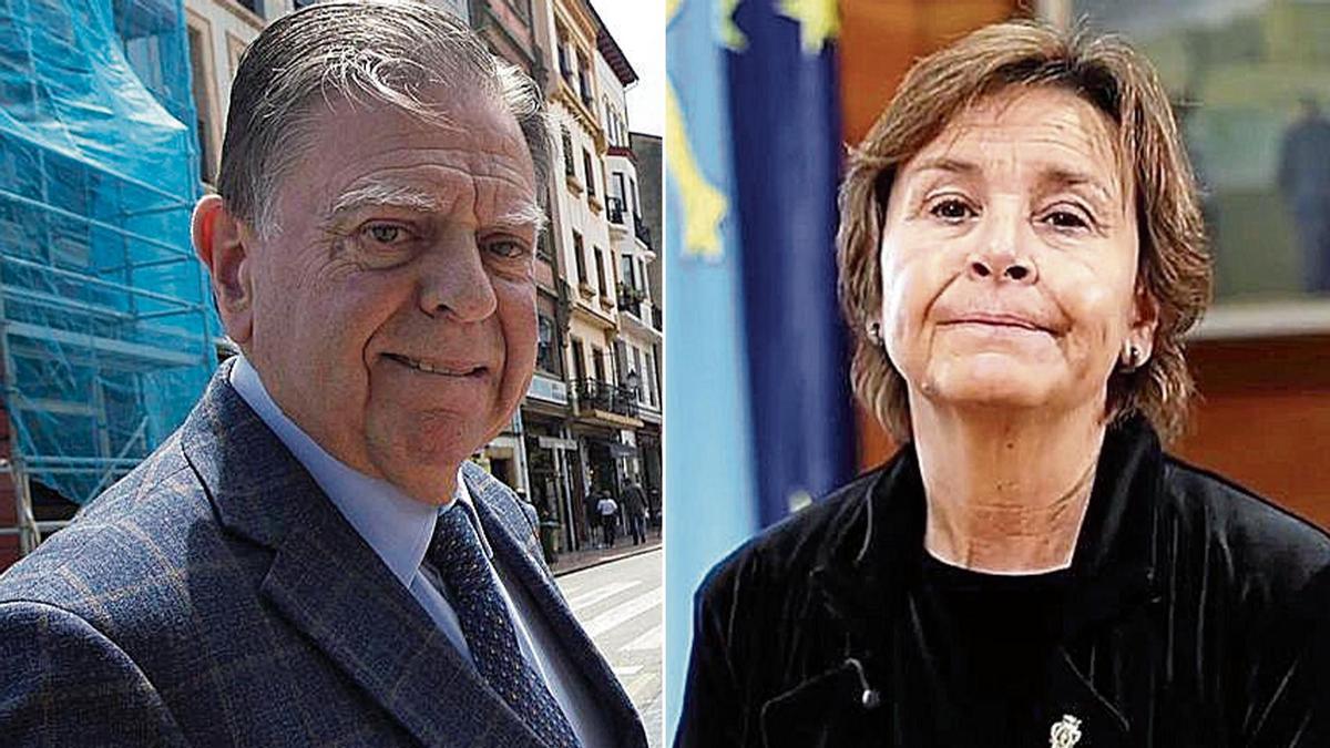 Alfredo Canteli y Carmen Moriyón.