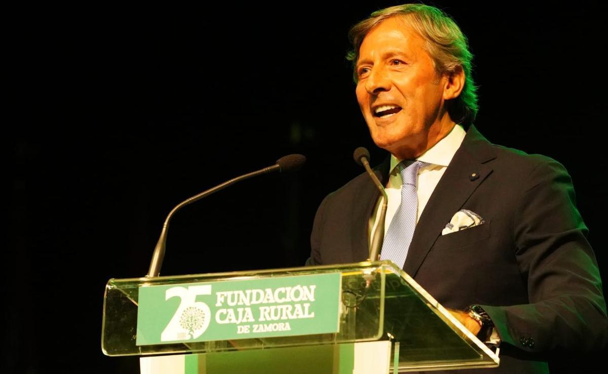 Jesús Álvarez en una de sus visitas a Zamora.