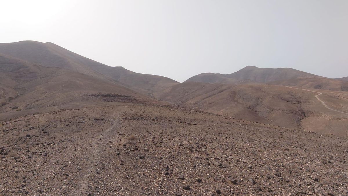 Zona de Los Ajares donde fueron rescatados los tres senderistas.