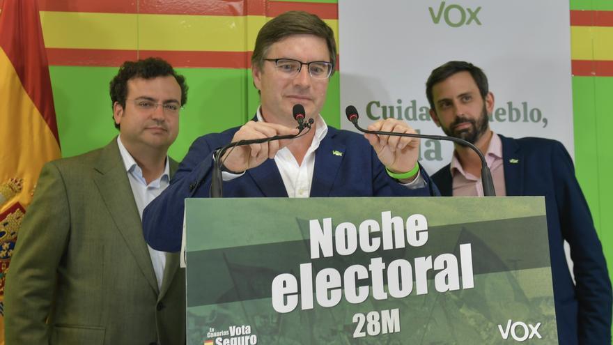 Vox entra por primera vez en Canarias: &quot;En los pactos nuestra línea roja es la verdad&quot;