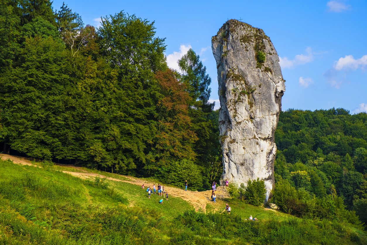 La 'Maza de Hércules' en el Parque Natural de Ojców