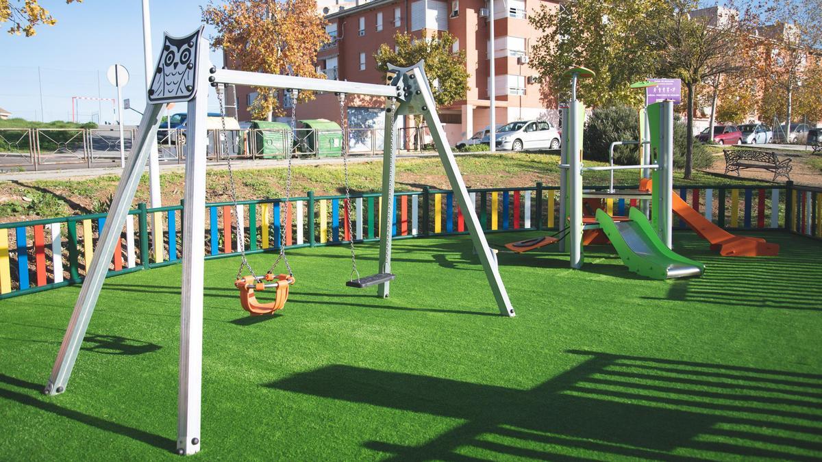 Nuevo parque infantil en San Agustín.