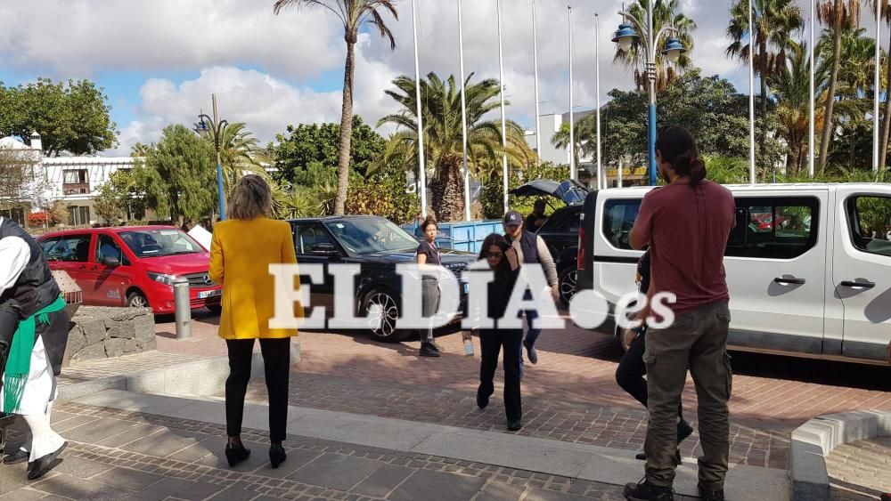 Salma Hayek ya está en Lanzarote para el rodaje de 'Los Eternos'