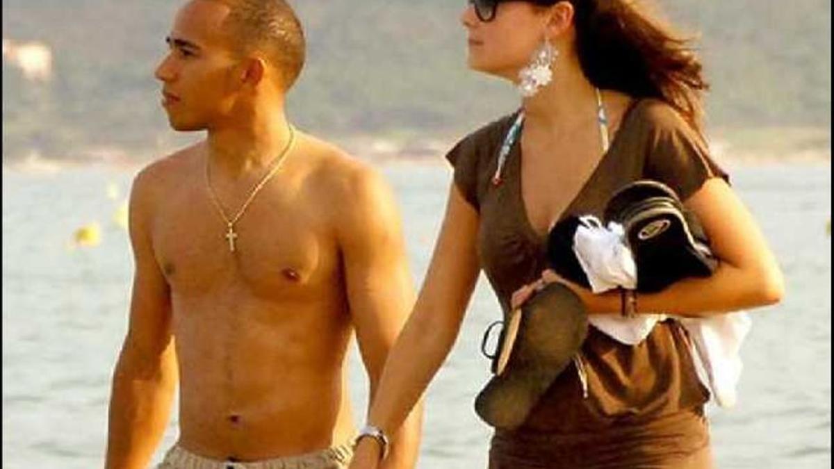 Lewis Hamilton, con Sara Ojjeh