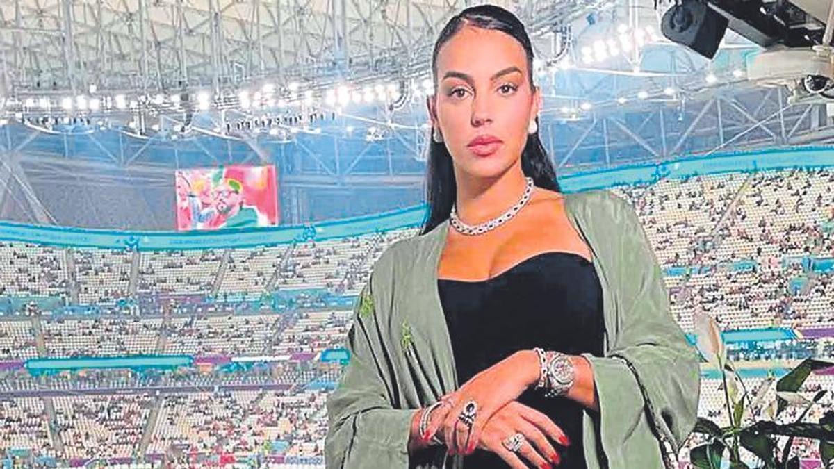 Georgina Rodríguez en el Mundial de Qatar.